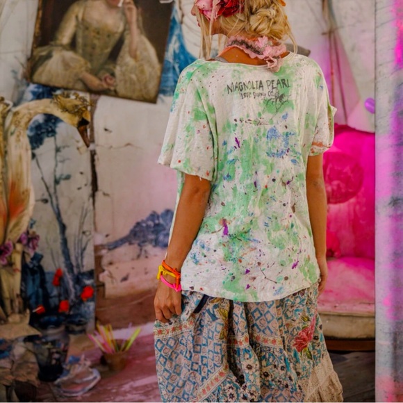 NWT Magnolia Pearl Songbird Art Class Tee One Size - Picture 6 of 9